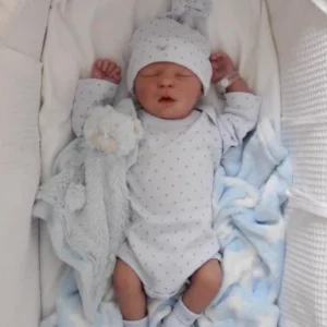 Zane Reborn Doll 17 inch sleeping reborn baby with soft cloth body