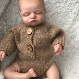 Isabella: 19-Inch Lifelike Reborn Baby Girl Doll with 3D Skin and Hand-Painted Hair