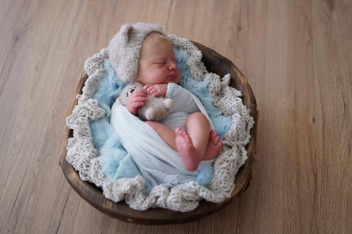 Otto - Premium Vinyl Newborn Reborn Baby Boy - Image 9