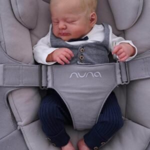 Otto reborn baby boy premium vinyl newborn with painted blonde hair