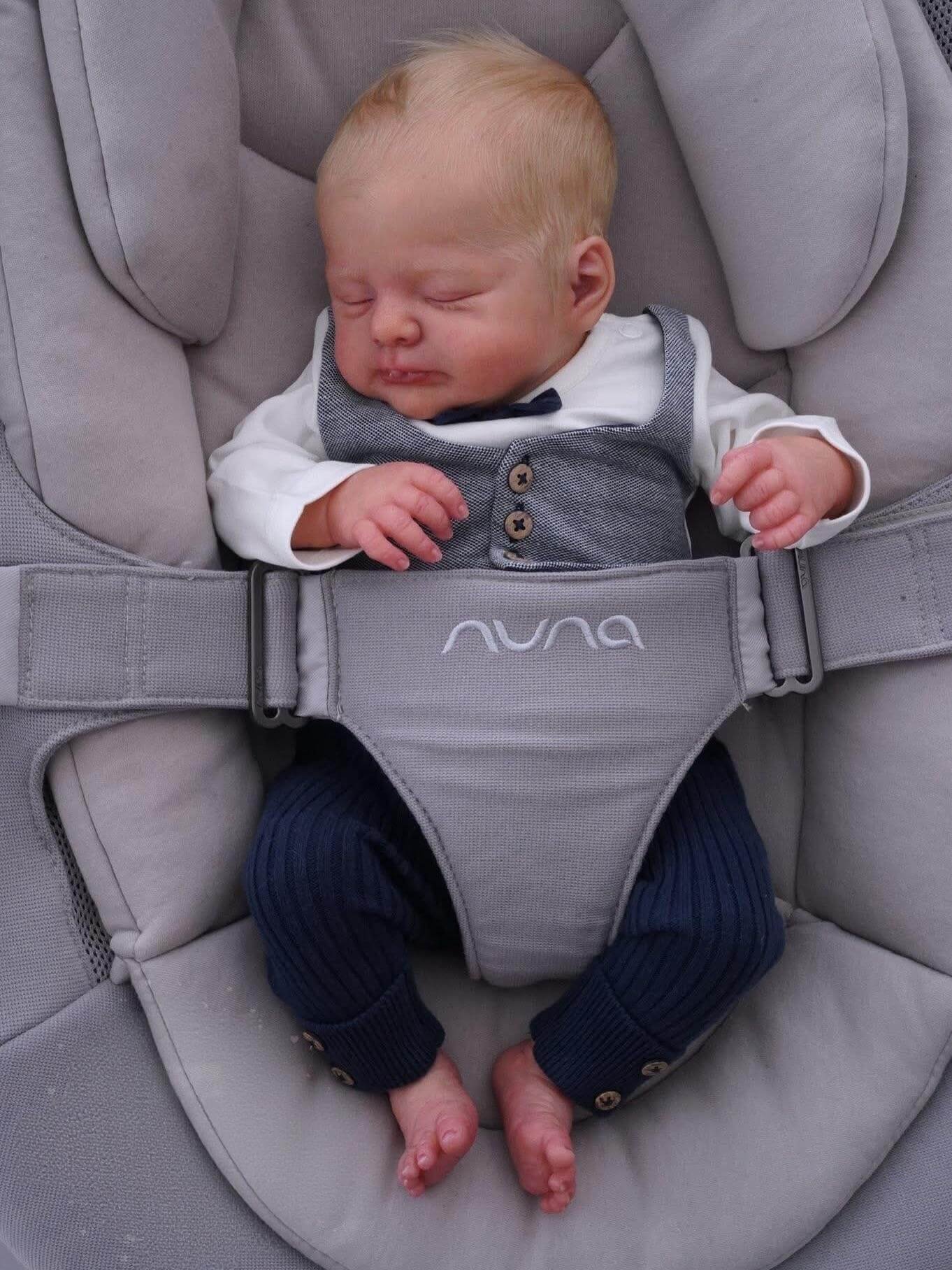 Otto - Premium Vinyl Newborn Reborn Baby Boy - Image 5