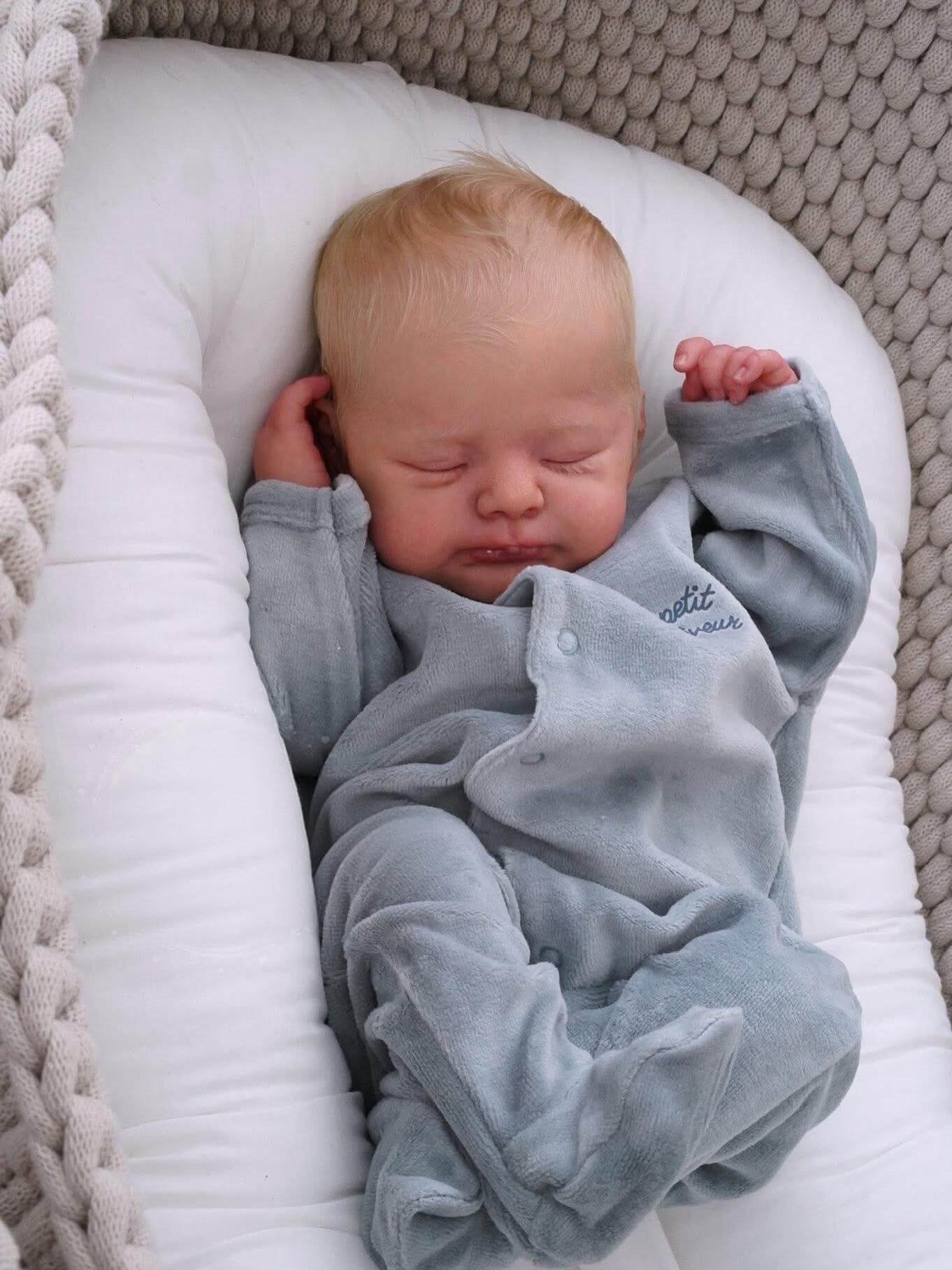 Otto - Premium Vinyl Newborn Reborn Baby Boy - Image 3