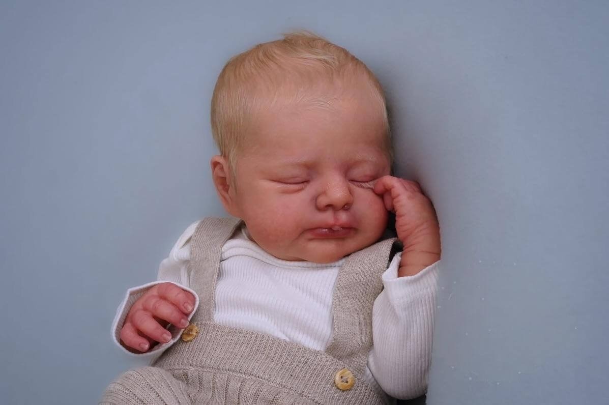 Otto - Premium Vinyl Newborn Reborn Baby Boy - Image 2