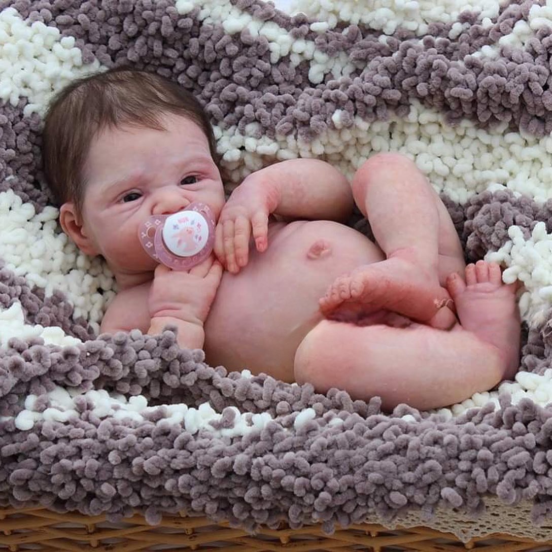 Baby June reborn doll 9 pound weighted silicone baby