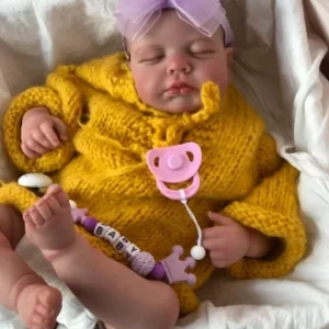 Melisa: 19-Inch Lifelike Sleeping Reborn Baby Doll with 3D Skin