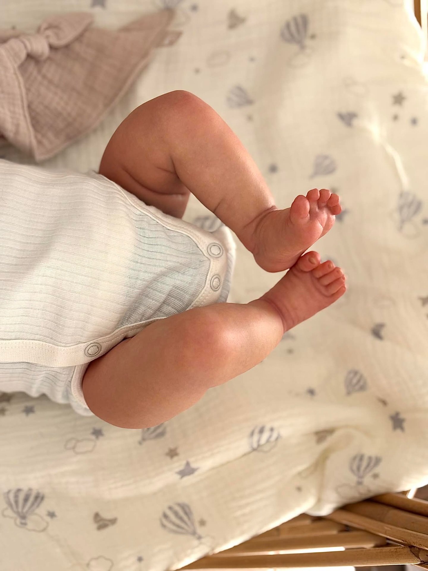 Prototype Leo sleeping full-body silicone reborn baby