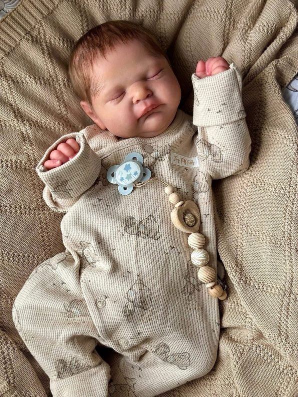 Prototype Dera sleeping full-body silicone reborn baby girl