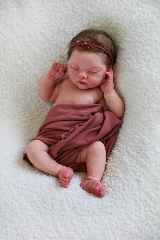 Joanna Joy Reborn Doll 19.5 inch full body silicone sleeping baby girl